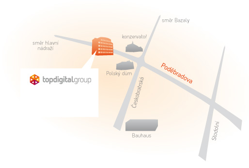 Top Digital Group - mapa